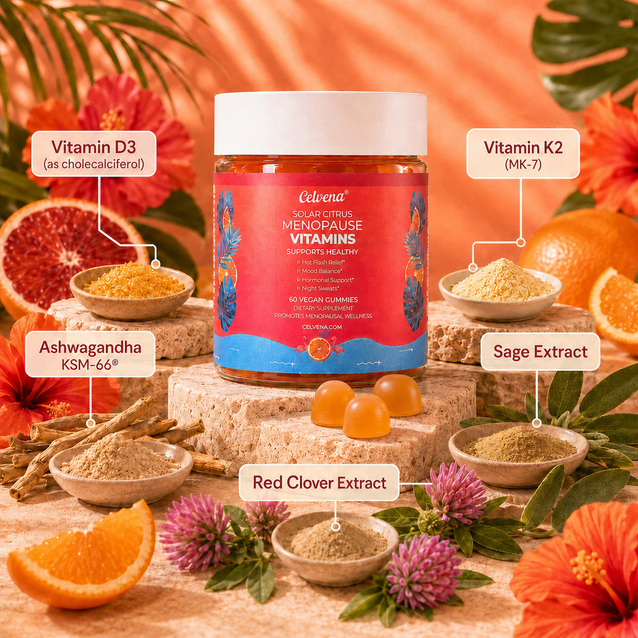 Celvena Menopause Gummies